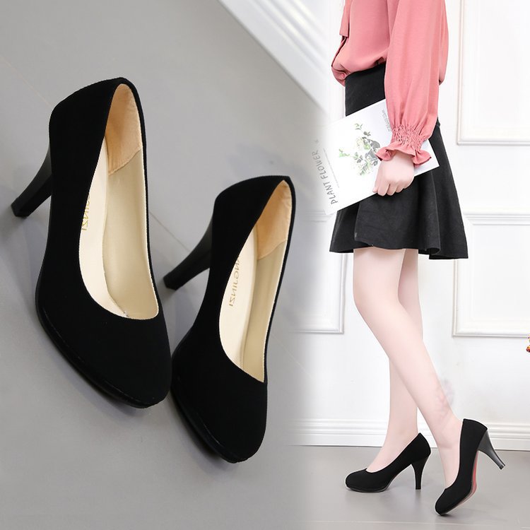 Damen klassische Pumps mit elegantem Blockabsatz und komfortabler Innenpolsterung
