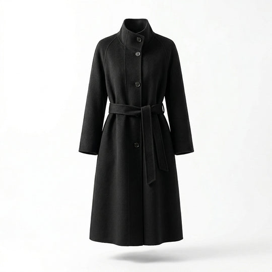 Damen Stylischer und eleganter Mantel mit hohem Kragen Shop Nory