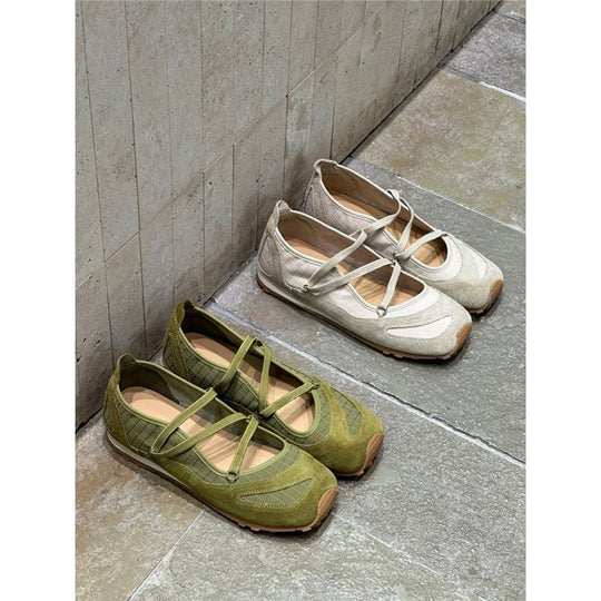 Damen Ballerinas mit elegantem Riemchen-Design Shopnory
