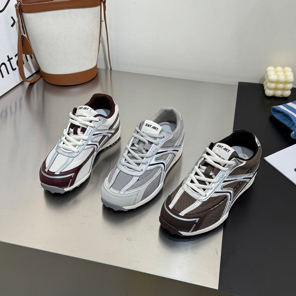 Damen sportliche Mesh-Sneaker mit dämpfender Sohle und atmungsaktivem Design