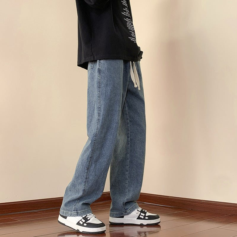 Herren Bequeme Denim-Hose mit elastischem Bund Shop Nory