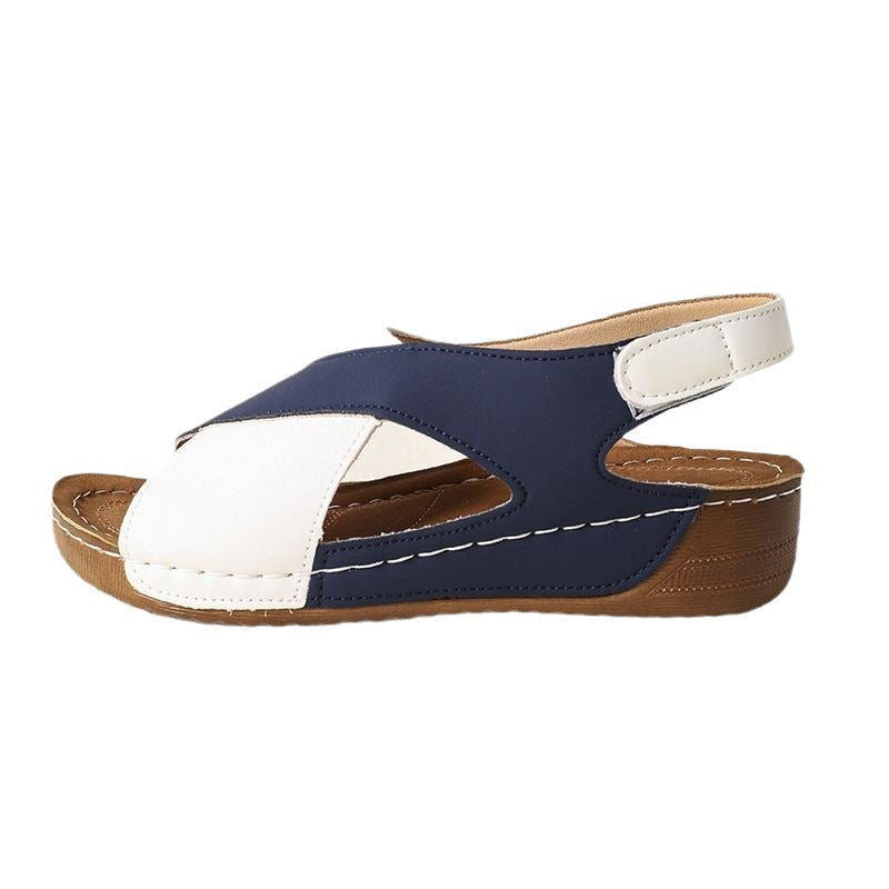 Damen Komfortable und elegante Clogs mit Kreuzriemen
