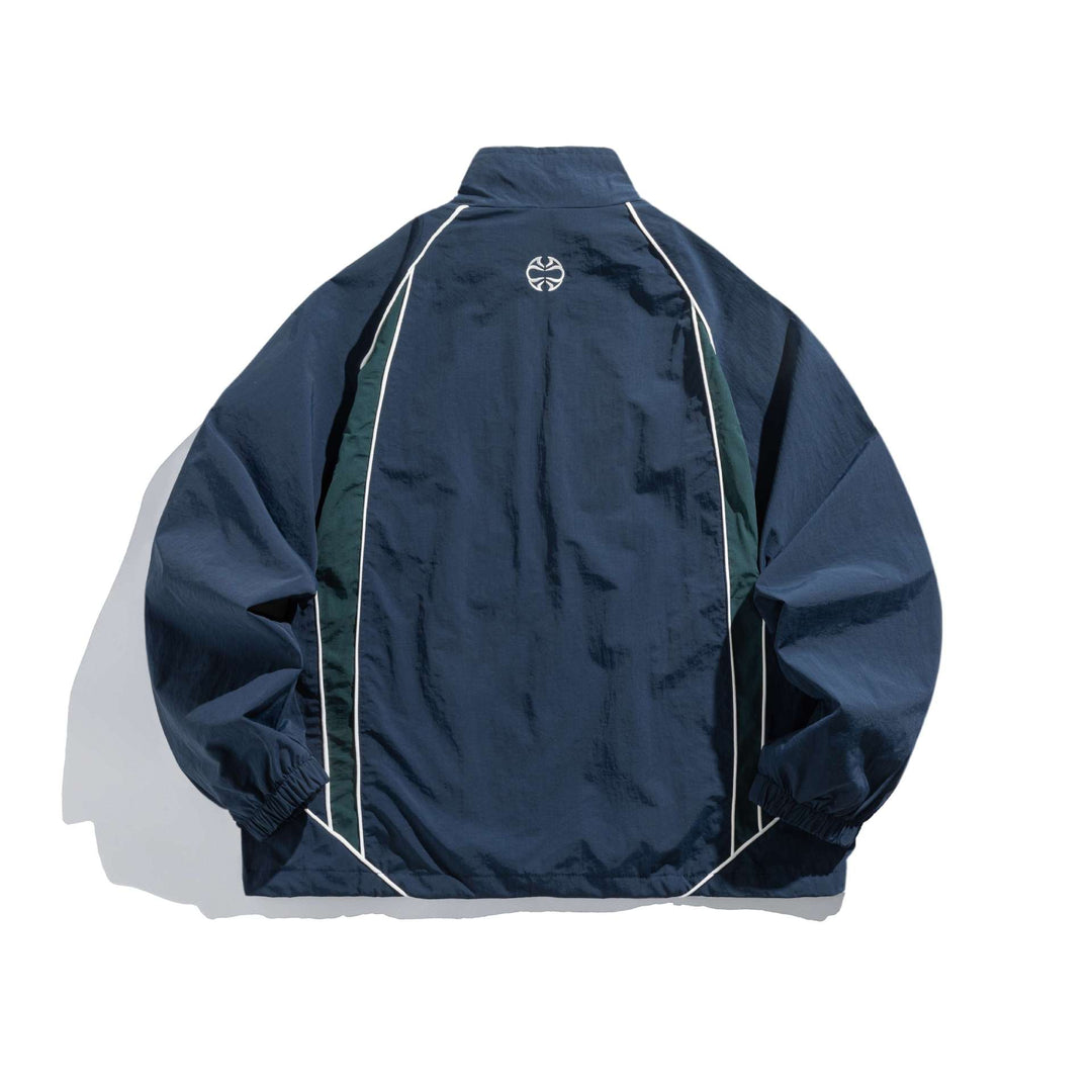 Unisex Leichte Boxy-Trackjacke mit Kontrastpaspeln Shop Nory