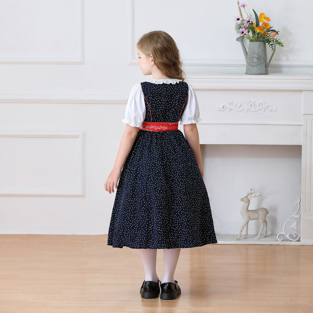 Damen nan traditionelles Dirndlkleid für Mädchen mit abnehmbarer Schürze Shop Nory