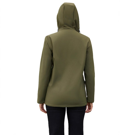 Damen Modische Outdoor-Jacke mit Fleece-Futter