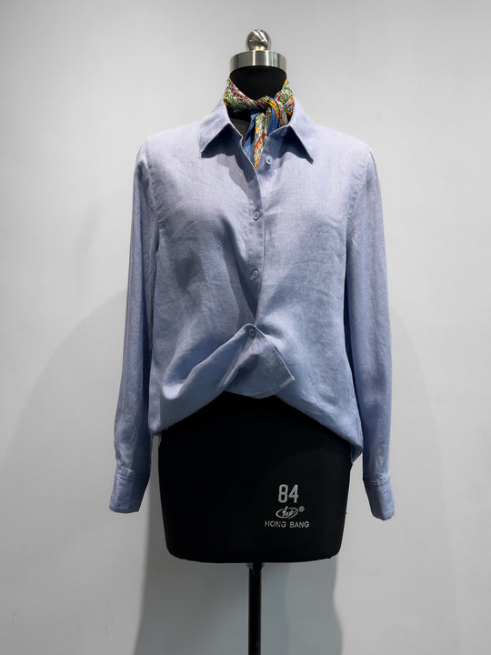 Damen Stylische Knopf-Down Leinenhemd Shop Nory