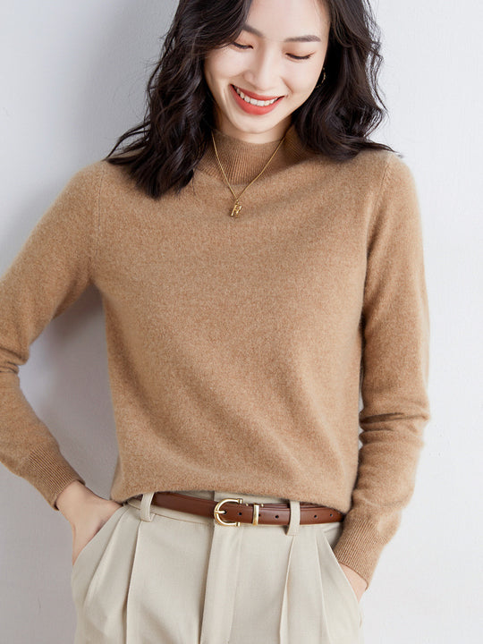 Damen Kurzrollkragen Feinstrickpullover mit leichtem Mohair-Effekt Shop Nory