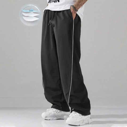 Herren Sportliche Freizeithose mit verstellbarem Bund und seitlichen Taschen Shop Nory