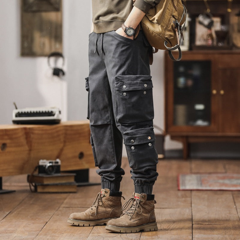 Herren Cargohose mit multifunktionalen Pattentaschen und elastischem Saum Shop Nory