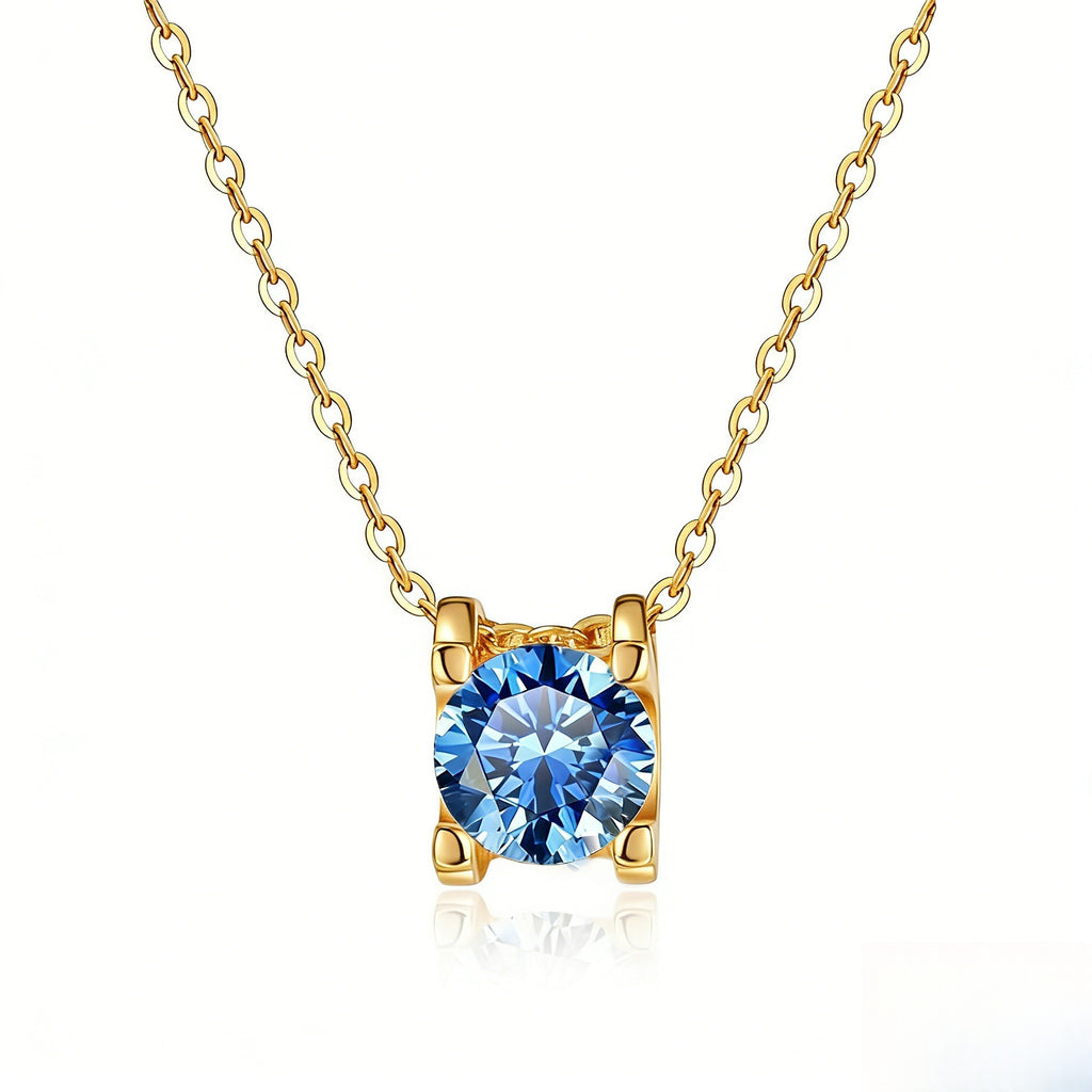 Damen elegante Halskette mit funkelndem Kristall Shop Nory