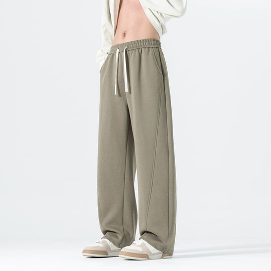 Herren Extraweite Sweatpants im Palazzo‑Look mit Tunnelzugbund und Seitentaschen Shop Nory