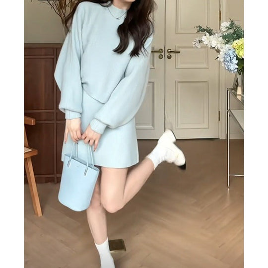 Damen Modisches Strickkleid Shop Nory