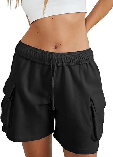 Damen lässige Freizeithose mit komfortablem Gummibund und praktischen Seitentaschen