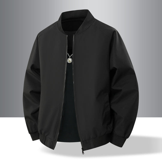 Herren Leichte urban-militärische Bomberjacke mit elastischem Saum, Reißverschluss und Eingrifftaschen Shop Nory