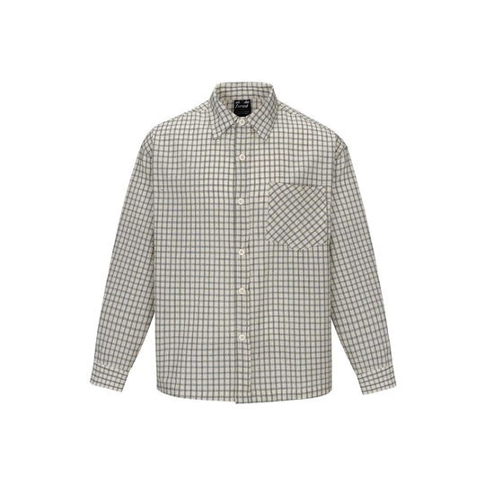 Herren Kariertes Flanellhemd im Overshirt‑Stil mit aufgesetzter Brusttasche Shop Nory