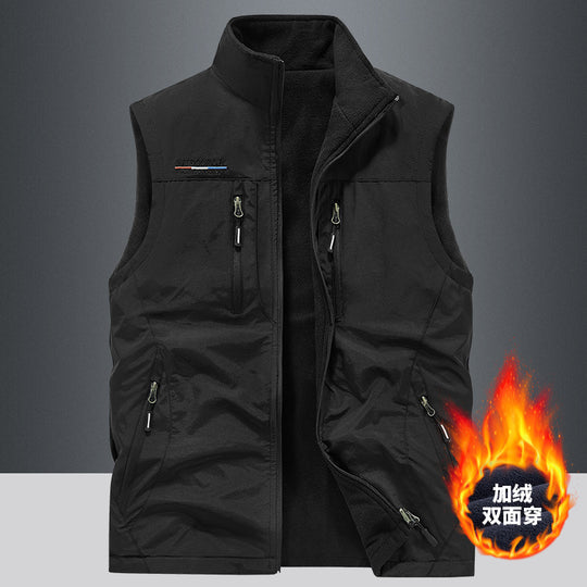 Herren Outdoor-Utility-Anglerweste mit atmungsaktivem Meshrücken und multifunktionalen Taschen Shop Nory