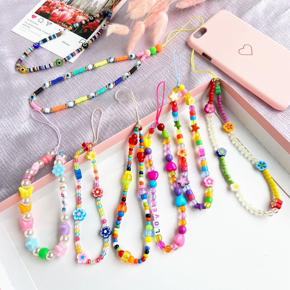 Damen farbenfrohe und kreative Perlen-Halskette Shop Nory