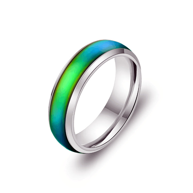 Damen Ring mit schimmerndem, multicolor Oberflächenfinish Shop Nory