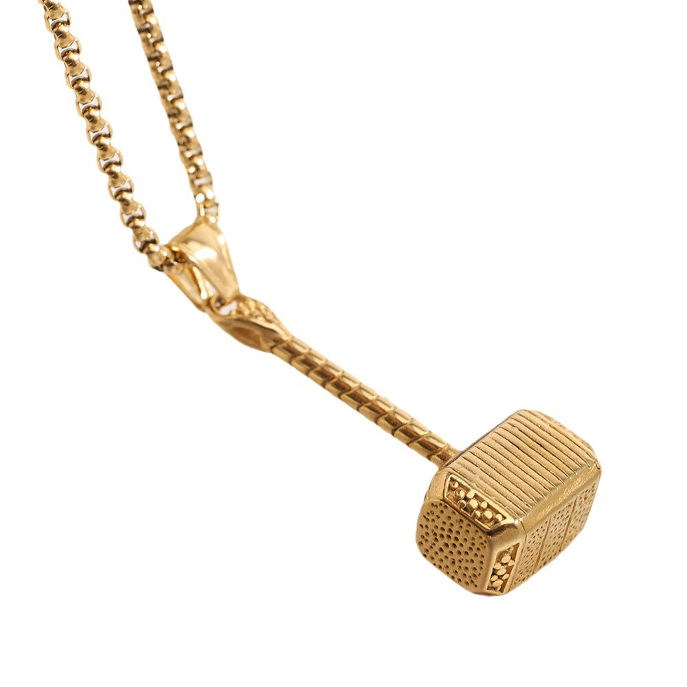 Damen Halskette mit Hammer-Anhänger aus hochwertigem Edelstahl Shop Nory