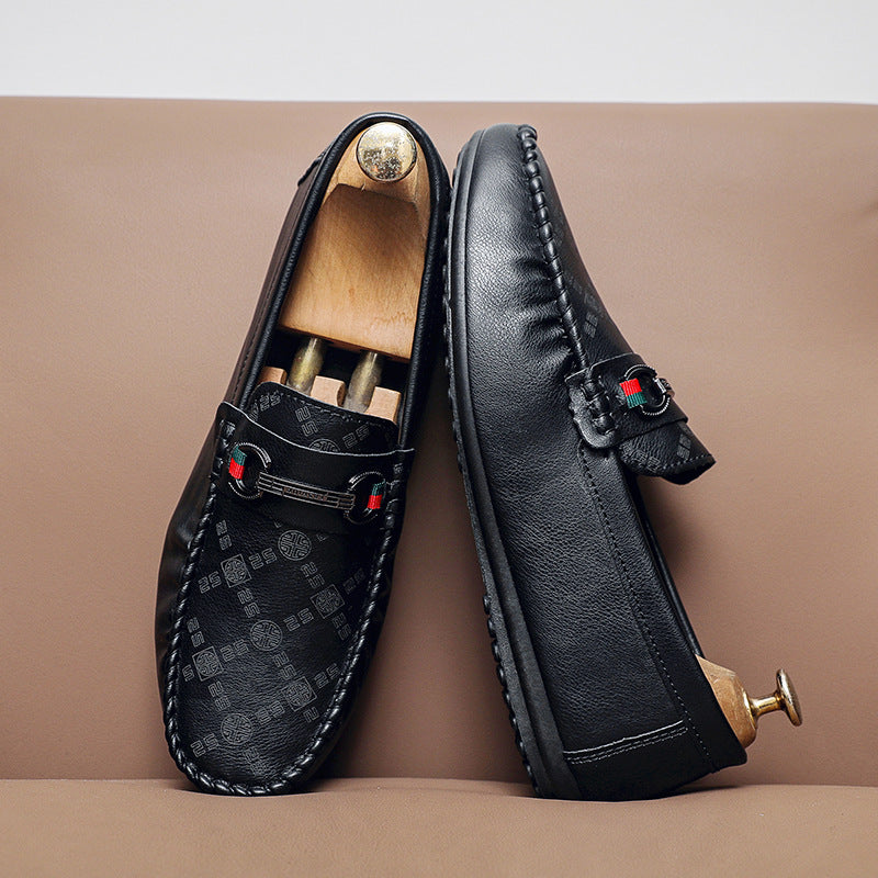 Herren Elegante Mokassins mit dekorativem Detail