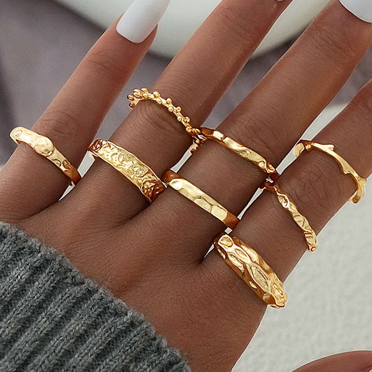 Damen Ring-Set mit einzigartigen und kunstvollen Designs Shop Nory