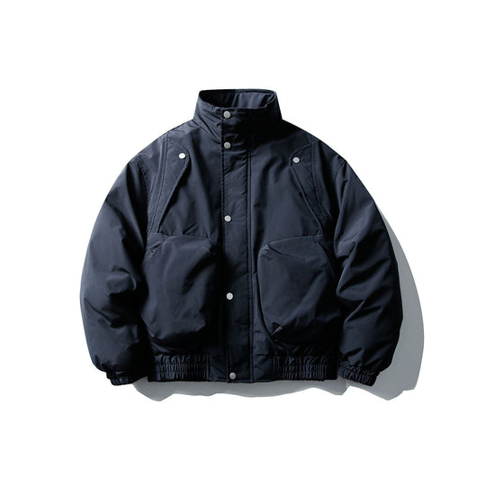 Herren Kurzboxy Thermo‑Bomber mit hohem Stehkragen und aufgesetzten XXL‑Taschen Shop Nory