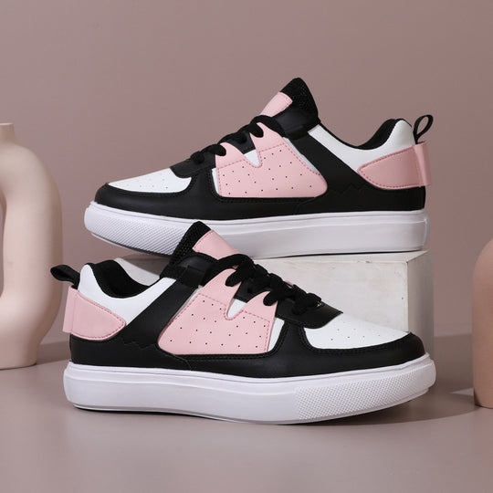 Herren Trendige Sneaker mit niedrigem Schaft, dicker Plateau-Sohle und synthetischem Leder Shop Nory