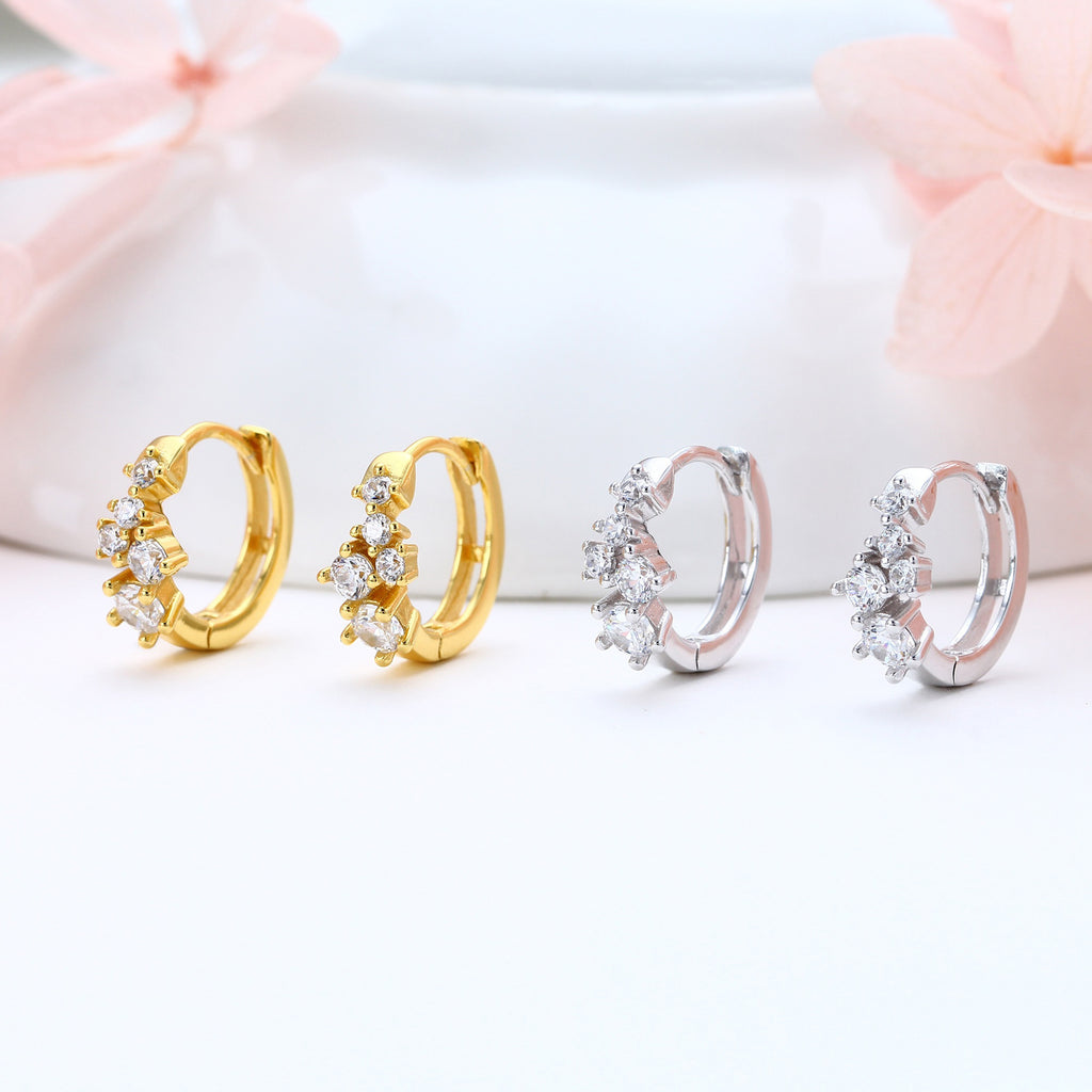 Damen Ohrhänger mit funkelnden Zirkon-Details und elegantem Design Shop Nory