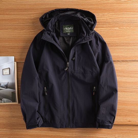 Herren Sportliche Übergangsjacke mit abnehmbarer Kapuze Shop Nory
