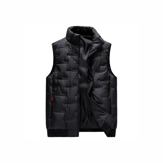 Herren Gesteppte Thermo‑Steppweste mit hohem Stehkragen, winddichter Mikrofaser‑Außenlage und verdeckten Reißverschlusstaschen Shop Nory