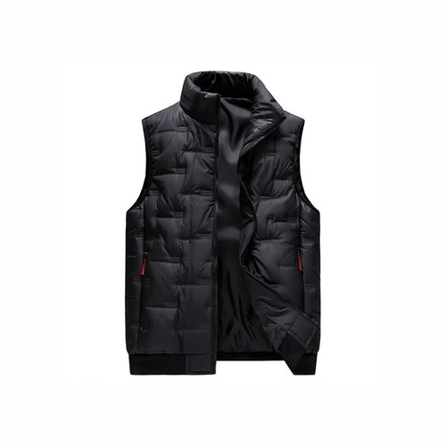 Herren Gesteppte Thermo‑Steppweste mit hohem Stehkragen, winddichter Mikrofaser‑Außenlage und verdeckten Reißverschlusstaschen Shop Nory