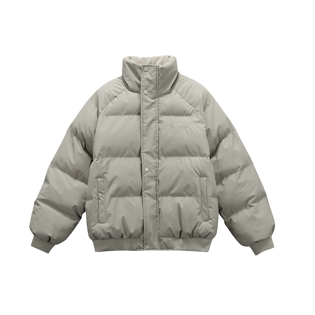 Damen Oversize gesteppte Steppjacke mit hohem Stehkragen und Rippbündchen Shop Nory