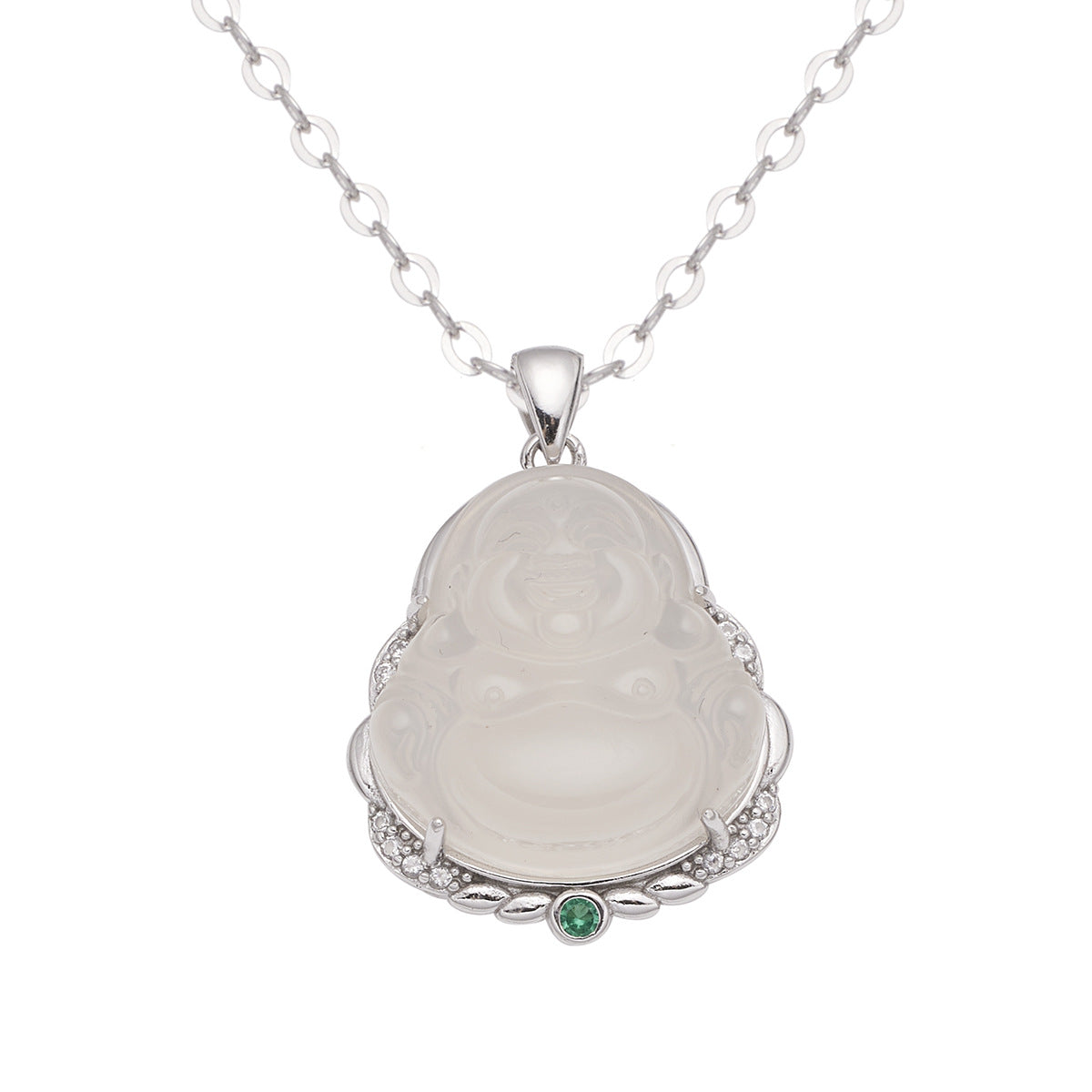 Damen Anhänger mit Buddha-Motiv aus hochwertigem Halbedelstein Shop Nory