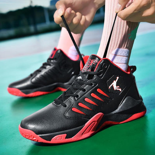 Herren Performance-Basketballschuhe mit gepolsterter Knöchelmanschette und griffiger Courtsohle Shopy Nory