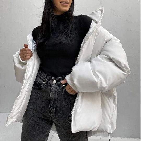 Damen oversized Daunenjacke