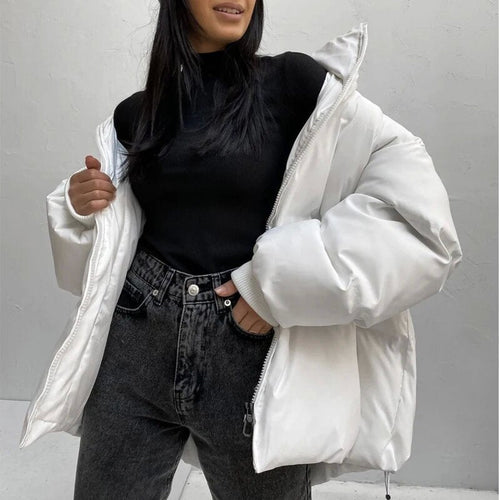 Damen oversized Daunenjacke