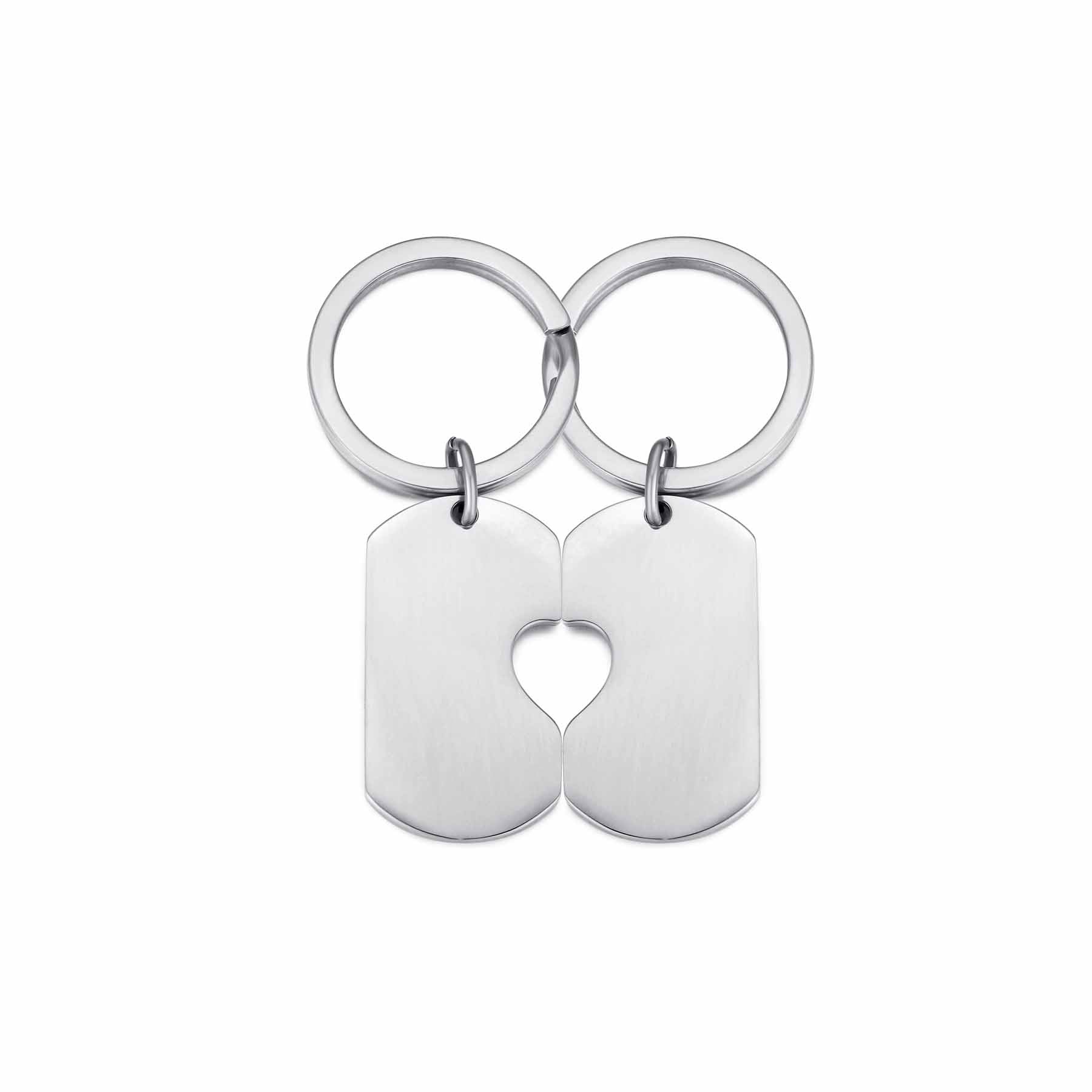 Damen Schlüsselanhänger mit herzförmigem Element Shop Nory