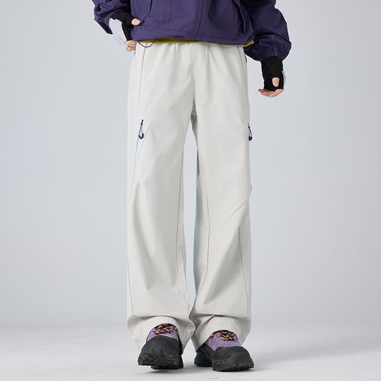 Herren Weite technische Cargo-Hose mit Utility-Taschen und elastischem Bund Shop Nory