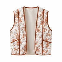 Braun mit Print