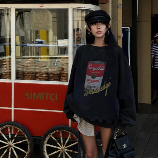Damen Bequemer Oversized Pullover Shop Nory