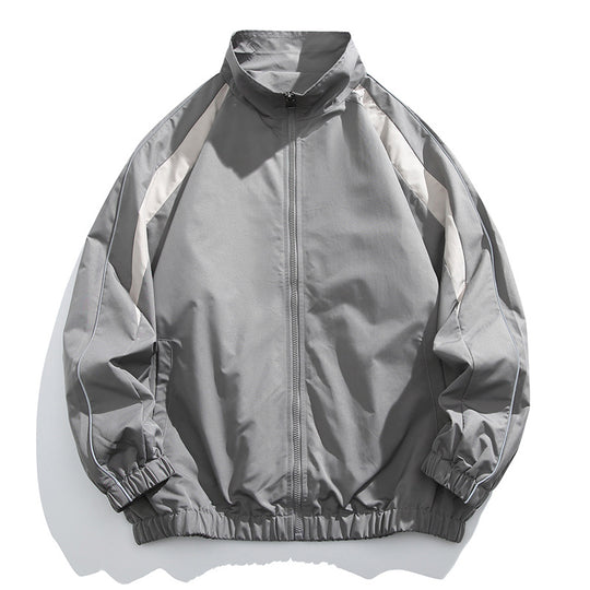 Herren Sportliche Trainingsjacke mit hohem Kragen Shop Nory
