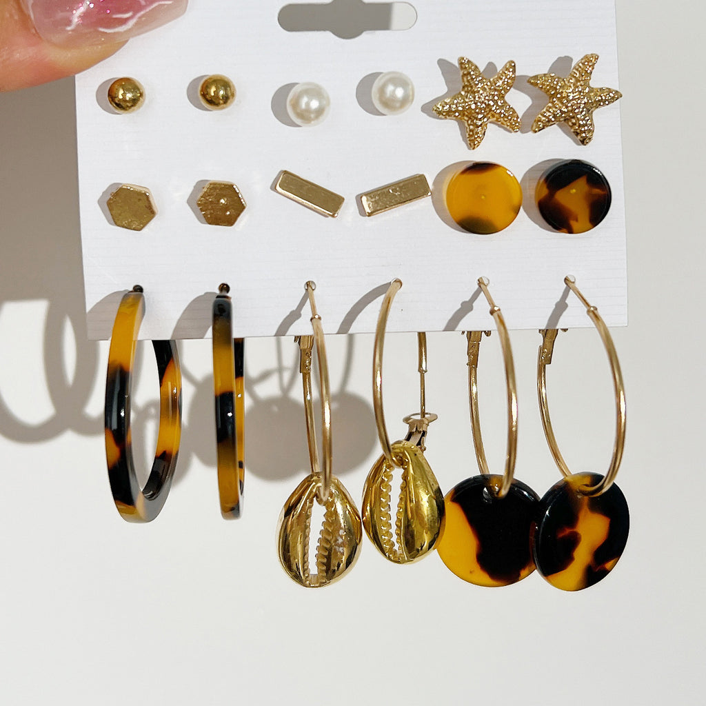 Damen Ohrstecker Set mit vielfältigen Designs und eleganten Akzenten Shop Nory