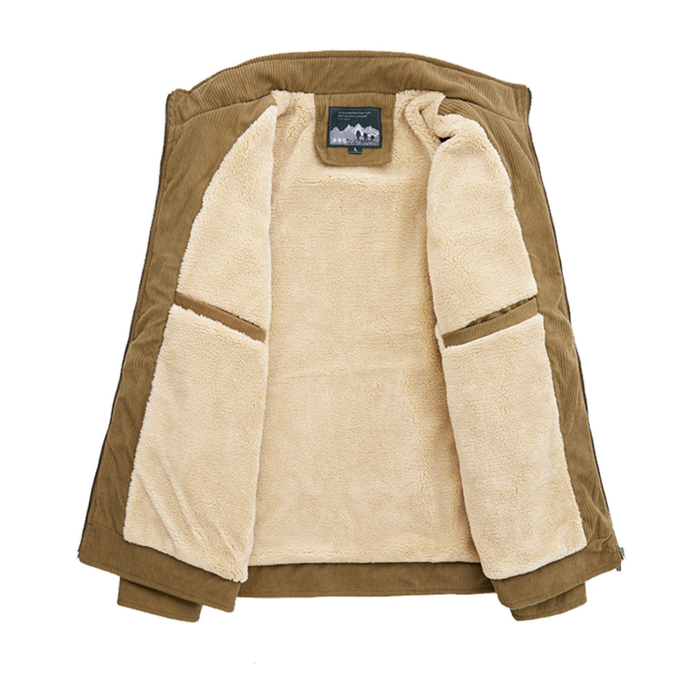 Herren Modische Cordjacke mit Fleece-Innenfutter Shop Nory