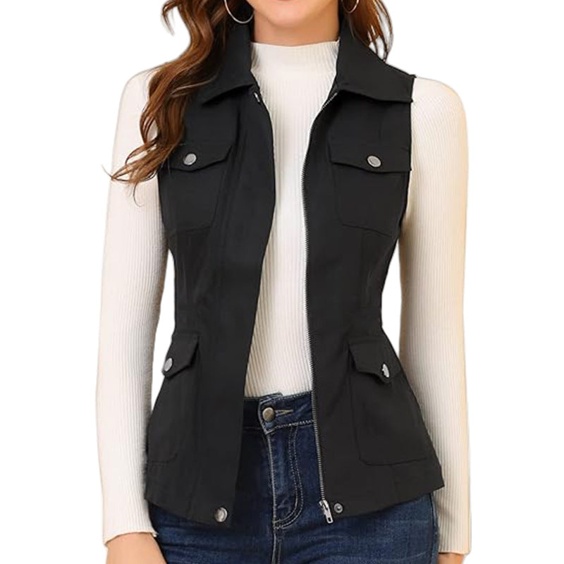 Damen Outdoor-Weste mit praktischen Taschen