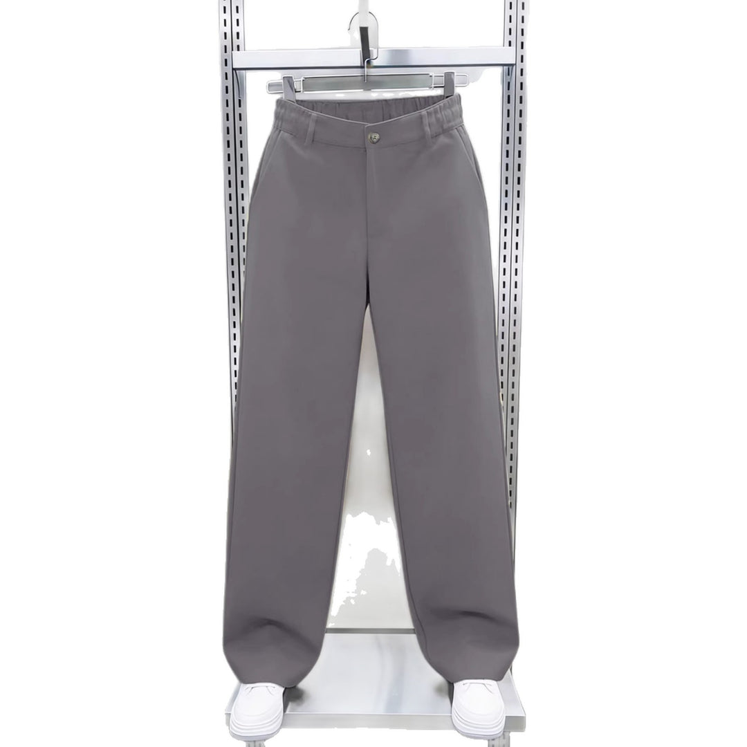 Herren Weite Chinohose mit hoher Taille und elastischem Rückbund Shop Nory