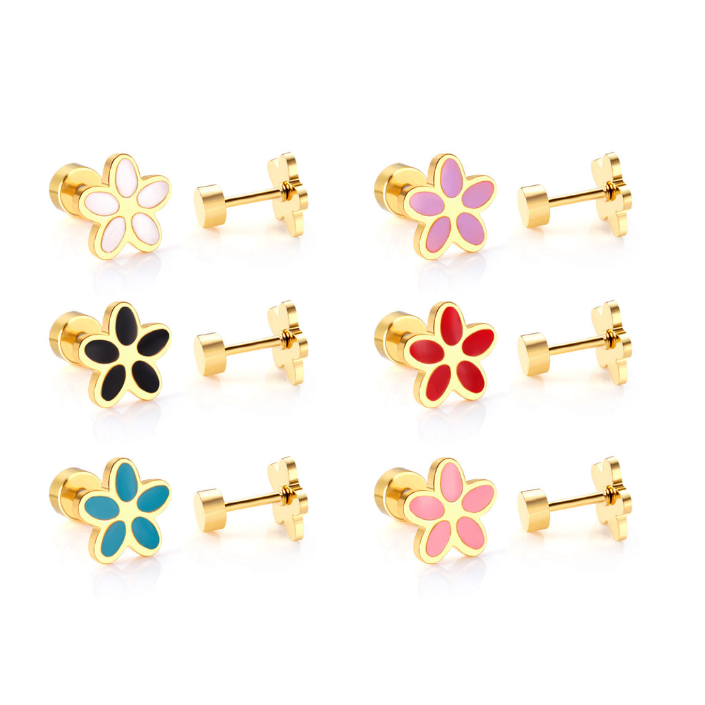 Damen Ohrstecker im floralen Design Shop Nory