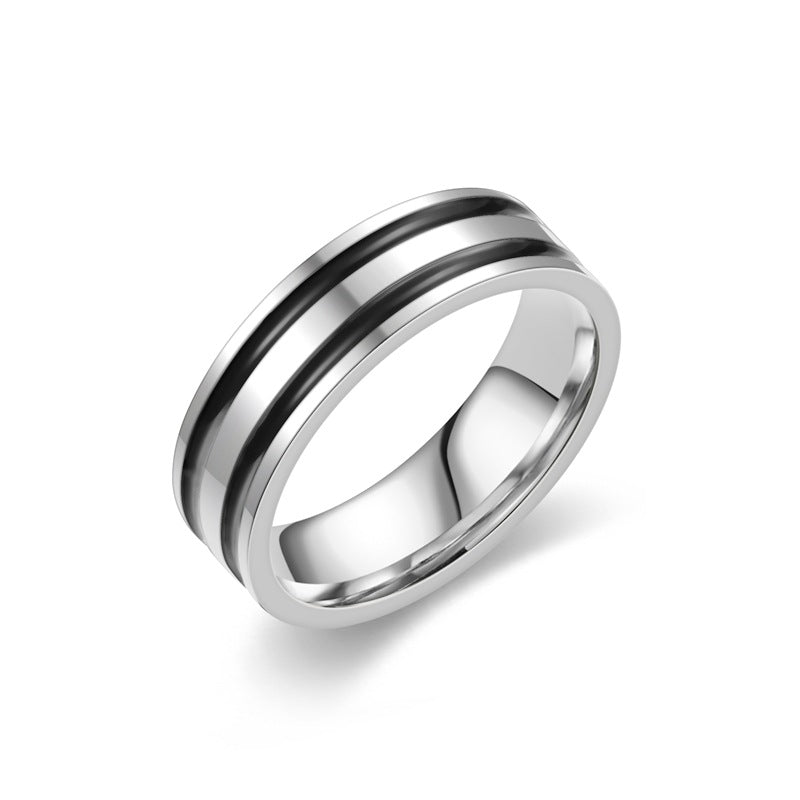 Herren Ring mit elegantem, zweireihigem Design Shop Nory