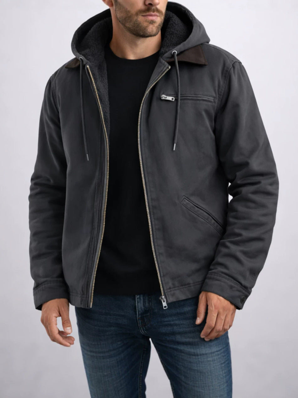 Herren Modische Funktionale Jacke mit Kapuze