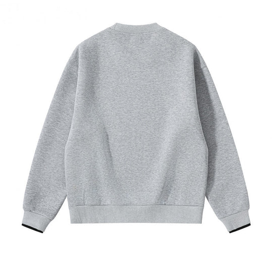 Unisex Oversize-Sweatshirt mit seitlichen Druckknopfleisten, Rippbündchen und Rundhals Shop Nory