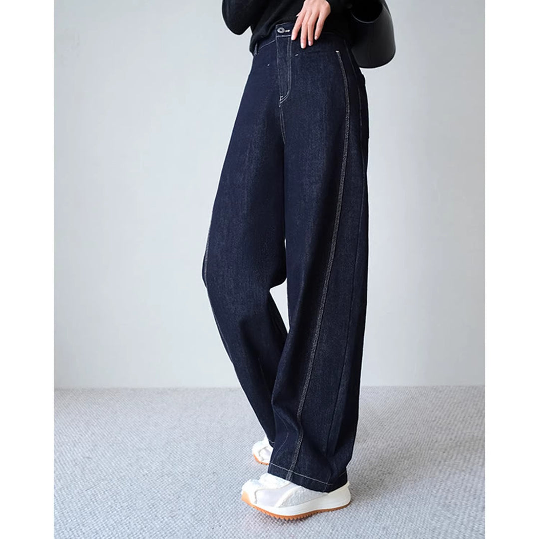Damen Weite Jeans mit hohem Bund Shop Nory